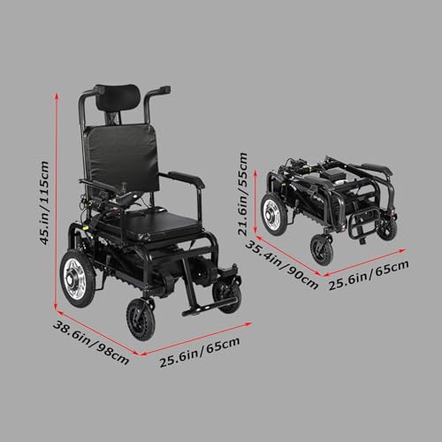 Elektryczny wózek inwalidzki po schodach, lekka pomoc w poruszaniu się o udźwigu 150 kg, przełączanie jednym kliknięciem, sterowanie 360° i automatyczny hamulec