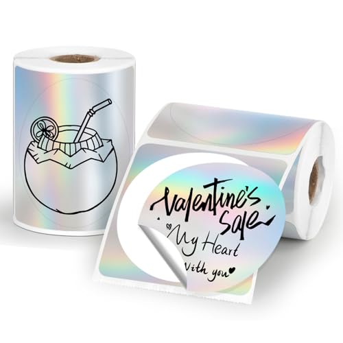 Étiquettes thermiques 5 cm holographiques pour personnaliser vos colis M220