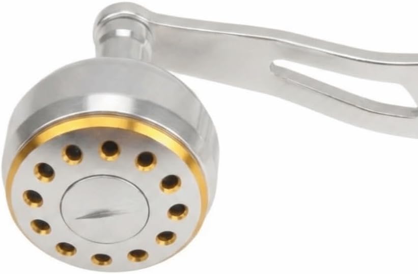 Baitcasting Reel Handle Replacement Parts, Aluminum Alloy Fishing Reel Rocker Arm with 8x5mm Mounting Hole, Lightweight Handle Grip for Baitcasting Reel Repair