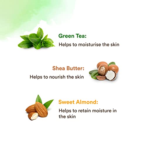 Image of WOW Skin Science Green Tea Body Lotion - Hydrating & Replenishing - with Green Tea Extract, Shea Butter - No Mineral Oil, Silicones & Color - 400ml