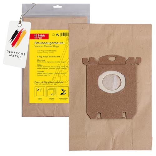 PATONA 10x Sacs d'aspirateur papier compatible avec Philips HR 8300-8349