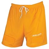 Bauer Mesh Jock Short Senior - Pantalón Corto para niño Amarillo Amarillo Talla:Extra-Large