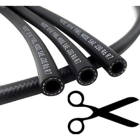 MAIL MORE Braided Fuel Hose for Motors Cover