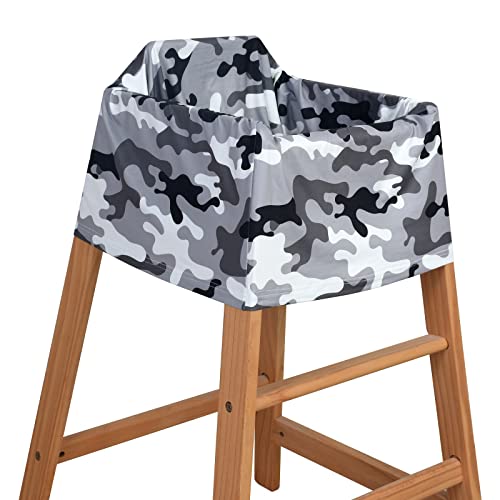 Infinite Baby 4 In 1 Premium Car Seat Covers For Boys And Girls – Ultra Soft Breathable Stretchy Breastfeeding Cover, Highchair, Shopping Cart, Stretchy Nursing Cover And Carseat Canopy (White Camo) #TOP1