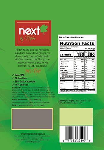 Next by Nature Dark Chocolate Fruit Variety Pack (3 oz Cherry, Strawberry, Blueberry) (Pack of 3) - Thumbnail 2