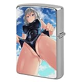 アニメ風 ZIPPO金属製 おしゃれ セクシー キャラクター柄 艦これ 鹿島 水着 収納 ライタ保護 【アメリカ産特製強化素材】 防錆 全面保護 たばこ用具 喫煙具 ＜アニメ愛好者,アニメ好き> 喫煙アクセサリー グッズ 交換用外側 傷から を全面保護