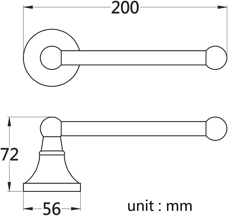 Heavy Duty Towel Rack for Bath Kitchen Toilet Modern Toilet Roll Holder
