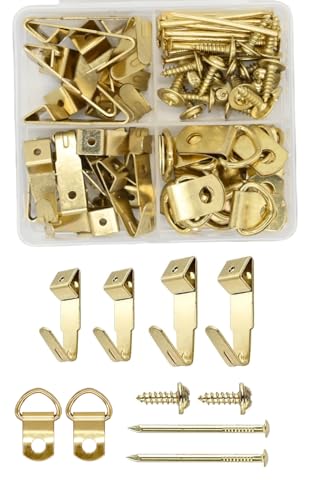 Image of Picture Hanging Kit, Hardware Assortment with Storage Case (80pcs)