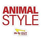 in-n-Out : Animal Style Me Decal Sticker - Sticker Graphic - Auto, Wall, Laptop, Cell, Truck Sticker...
