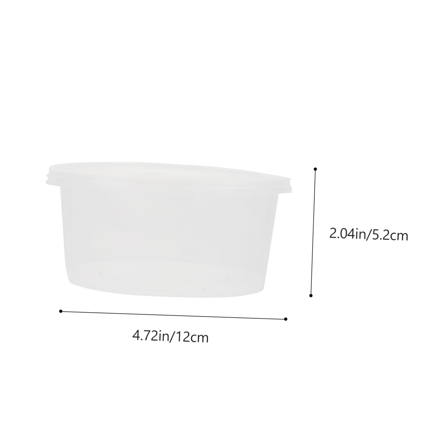 OUNONA 50Pcs Fruit Boxes Packing Holders for Takeaway for Snacks Desserts Cakes and Fried Foods Capacity Safe Material