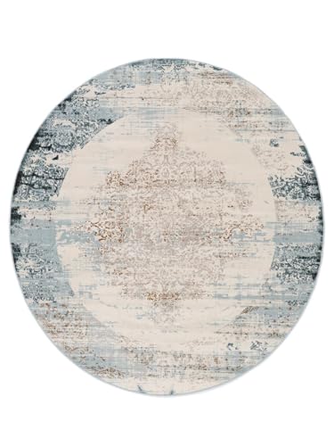 RugVista, Alaska, Teppich, Mittelflor Teppich, ∅ 150 cm, Rund, Modern,...