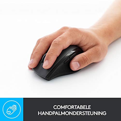 Logitech M705 Marathon Draadloze Muis, 2,4 GHz USB Unifying-Ontvanger, 1000 DPI, 5 Programmeerbare Knoppen, 3 Jaar… - Afbeelding 3