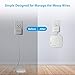 Wall Mount Holder for eero Pro Home WiFi System-Simple and Sturdy Wall Mount Holder Stand Bracket (NOT for eero 6 or eero pro 6), Without Messy Wires (White(3 Pack))