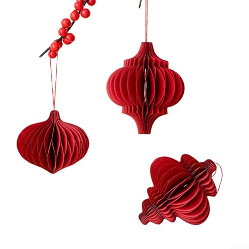 Faroles ecológicos de la bola del origami 3D para celebrar con estilo durante las diversas festividades (c)