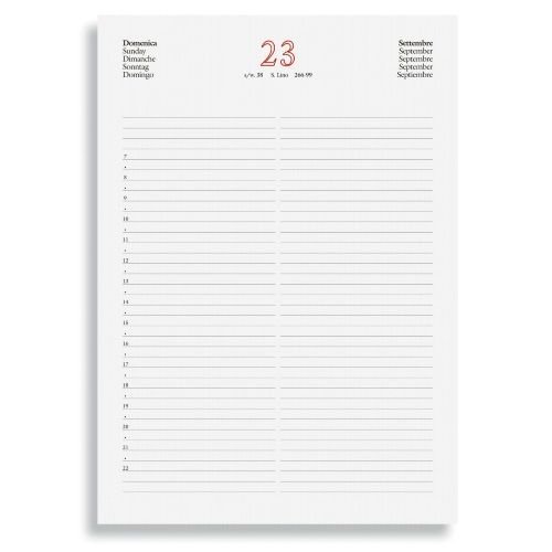 AGENDA GIORNALIERA 2016 PER RISTORANTE DUE PAGINE PER GIORNO