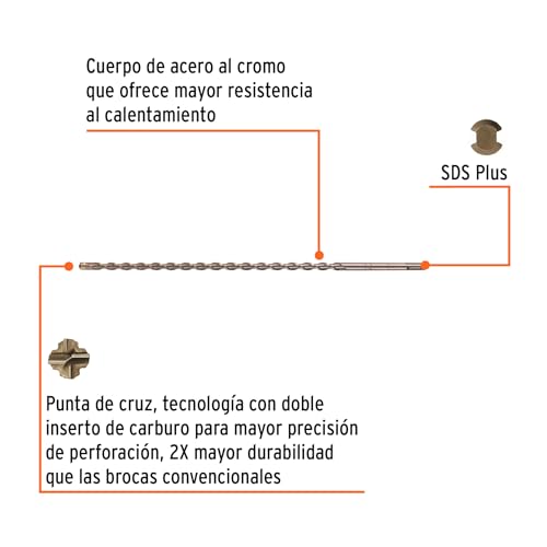 Broca para concreto 1/2 5 Imagen adicional
