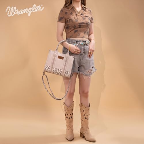 Image of Montana West x Wrangler Tote Bag for Women Western Cow Print Purse Designer Top Handle Handbags