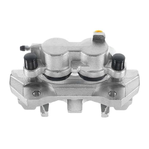 Image of Detroit Axle - Front Right Brake Caliper for 2011-2017 Jeep Grand Cherokee | 2011-2018 Dodge Durango, Passenger Side Brake Caliper with Bracket 2012 2013 2014 2015 2016 Replacement