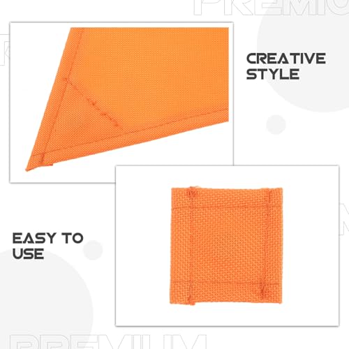 Panneau de sécurité orange fluo pour abri sol et camping - 3