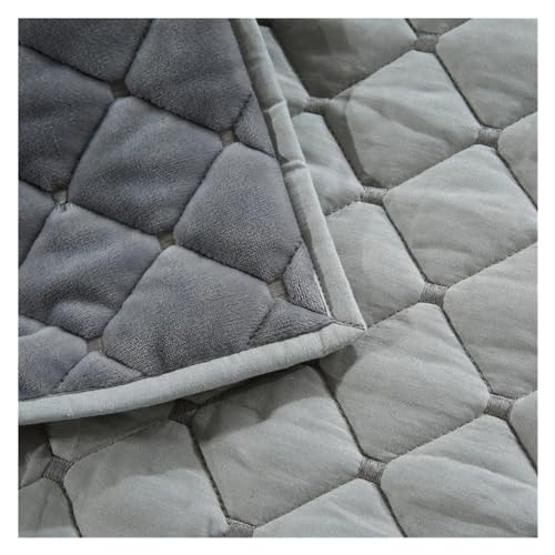 Colcha acolchada de terciopelo patchwork 270x234cm de 3 piezas 3