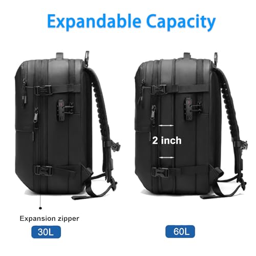 Go Trend Mart Backpack, Easyvacpack-Transactione Backpack Vacuum, Expandable Multifunctional Large Capacity Travel Backpack (Green + Vacuum pump)3