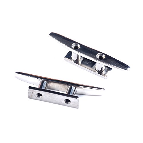 image for Mxeol Boat Dock Cleats 4 Inch Stainless Steel Cleat Rope Tie Off Clete