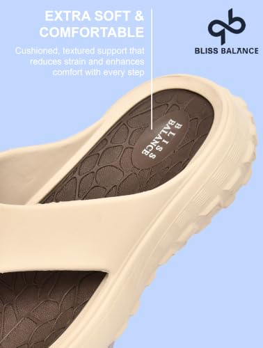 Image of Extra Soft Premium Slippers with Soft Acupressure Comfortable & Light Weight Stylish & Anti-Skid Classic Ultra Soft Casual Waterproof & Everyday Flip Flops BB155