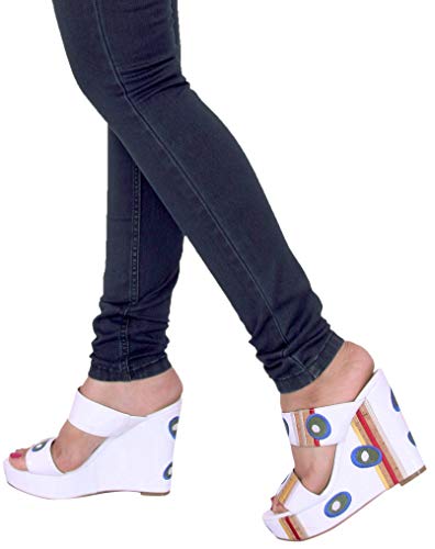 Image of FCK-3 Stretchable Denim Pencil Fit Regular Fit High Waist Jeans for Women
