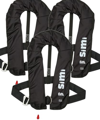 Vollautomatische Rettungsweste mit D-Ring (Harness) (1) Schwarz