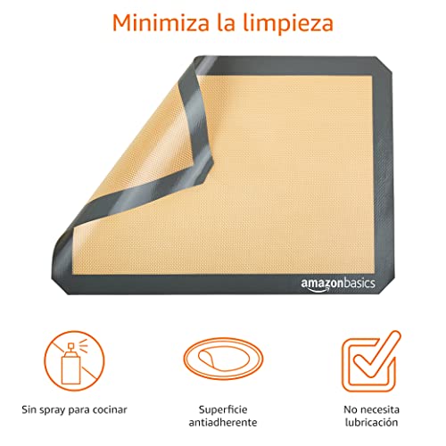 La Mejor Selección de Tapetes para hornear , listamos los 10 mejores. 9 Tapetes para hornear marca Amazon Basics (3)