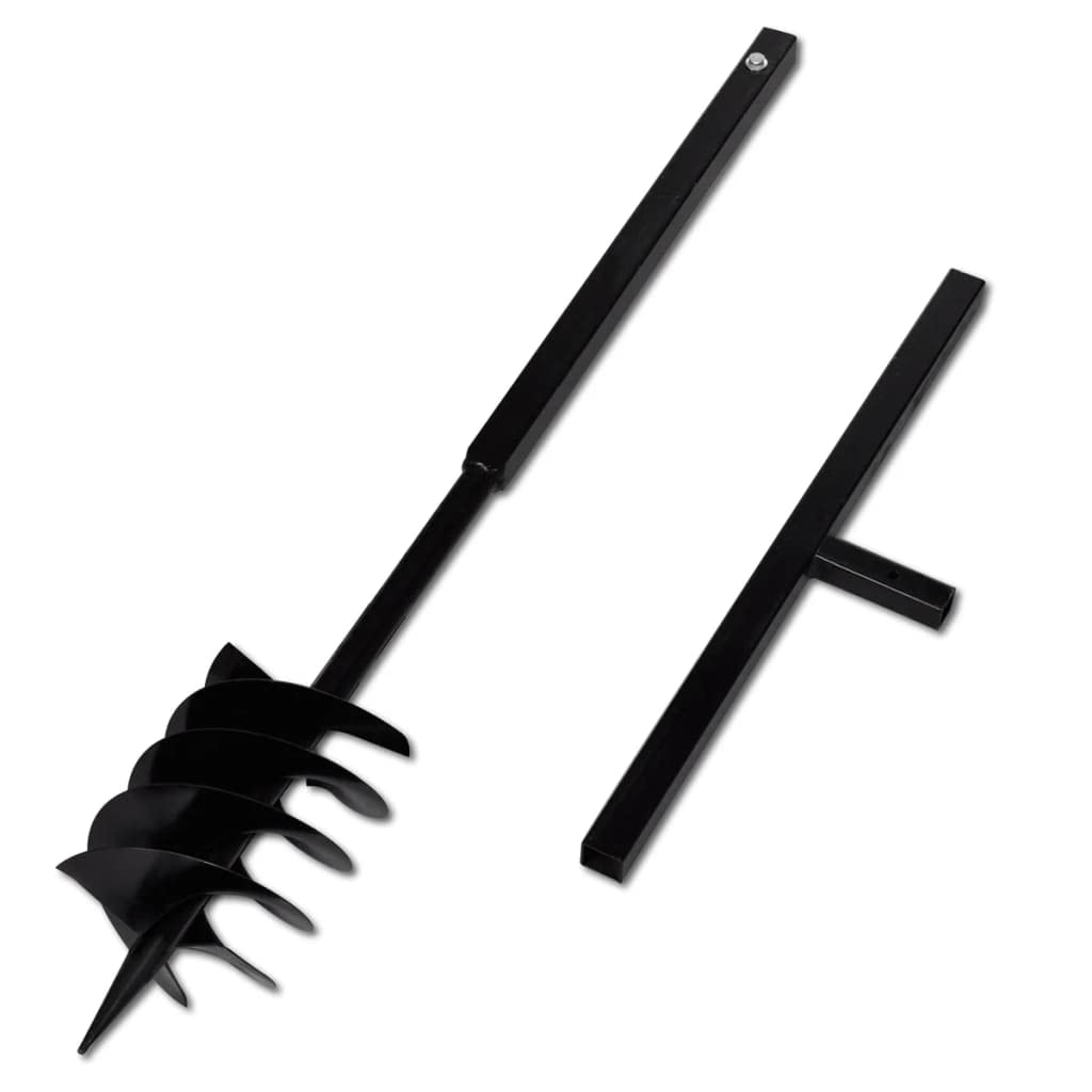 INLIFE 270531 - Broca para tierra con mango (180 mm, tubo de extensión de 5 m, 10 kg)