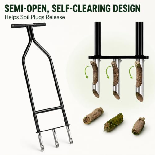 Image of Lawn Aerator Tool, Heavy Duty Core Aerator