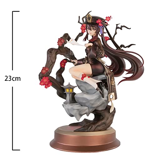 Xinchangda Anime Figur Hutao Action Figur Landschaft Umwelt Sitzende Modell Puppe Ornament 23CM PVC Statue Modell Sammlung Modelle Spielzeug Geschenke