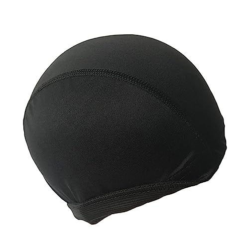 IWOWHERO 5pcs Wig Cap Accessory for Women Men Elastic Band Adjustable Wig Grip Cap Stretchy Fabric Hair Black