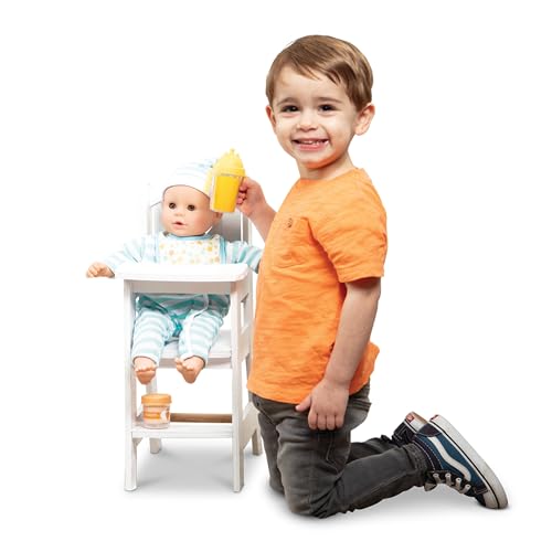 Melissa & Doug Play High Chair Pretend Play High Chair Baby Doll Accessories - image 3