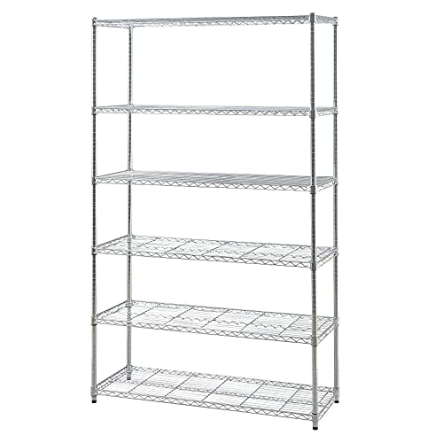 アイリスオーヤマ メタルラック 幅120×奥行46×高さ210cm ラック 棚 シェルフ 収納ラック キッチン 収納 メタルシェルフ SE-1221 シルバー