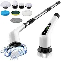 Esfregão Elétrico 9 Em 1 Mop Sem fio Escova De Limpeza Pesada Janela Banheiro e Cozinha Rapida Multiuso 360 Recarregavel Giratoria
