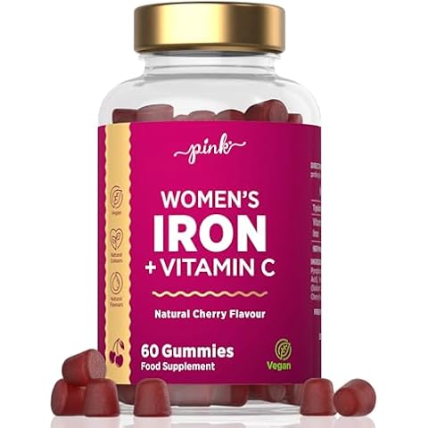PINK Iron Gummies for Women with Vitamin C Cover
