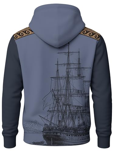 Image of PAGYMO Graphic Hoodies for Men Funny Novelty Pullover Hooded Sweatshirt