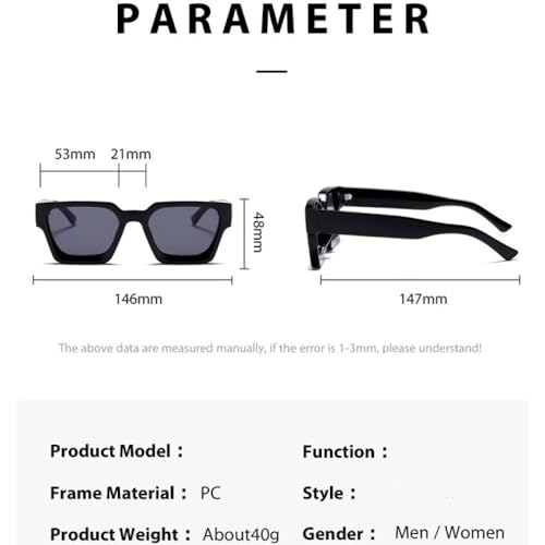 Neue 2025 Retro-Quadrat-Sonnenbrille mit dickem Rahmen und verstärktem Metallscharnier UV400