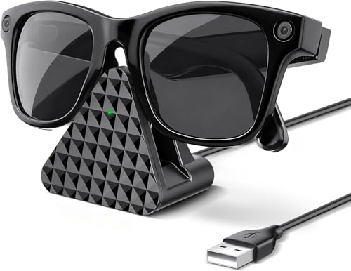 Cargador para RayBan Meta compatible con Skyler y base de carga para gafas inteligentes 1