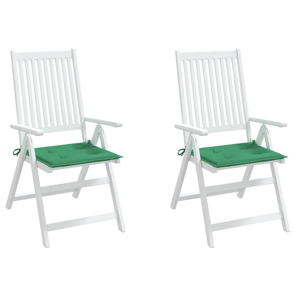 Set di 2 cuscini per sedia da giardino, 50 x 50 x 4 cm, in tessuto Oxford, resistenti alle intemperie, comodi cuscini per mobili da giardino, balcone, terrazza, sala da pranzo, soggiorno