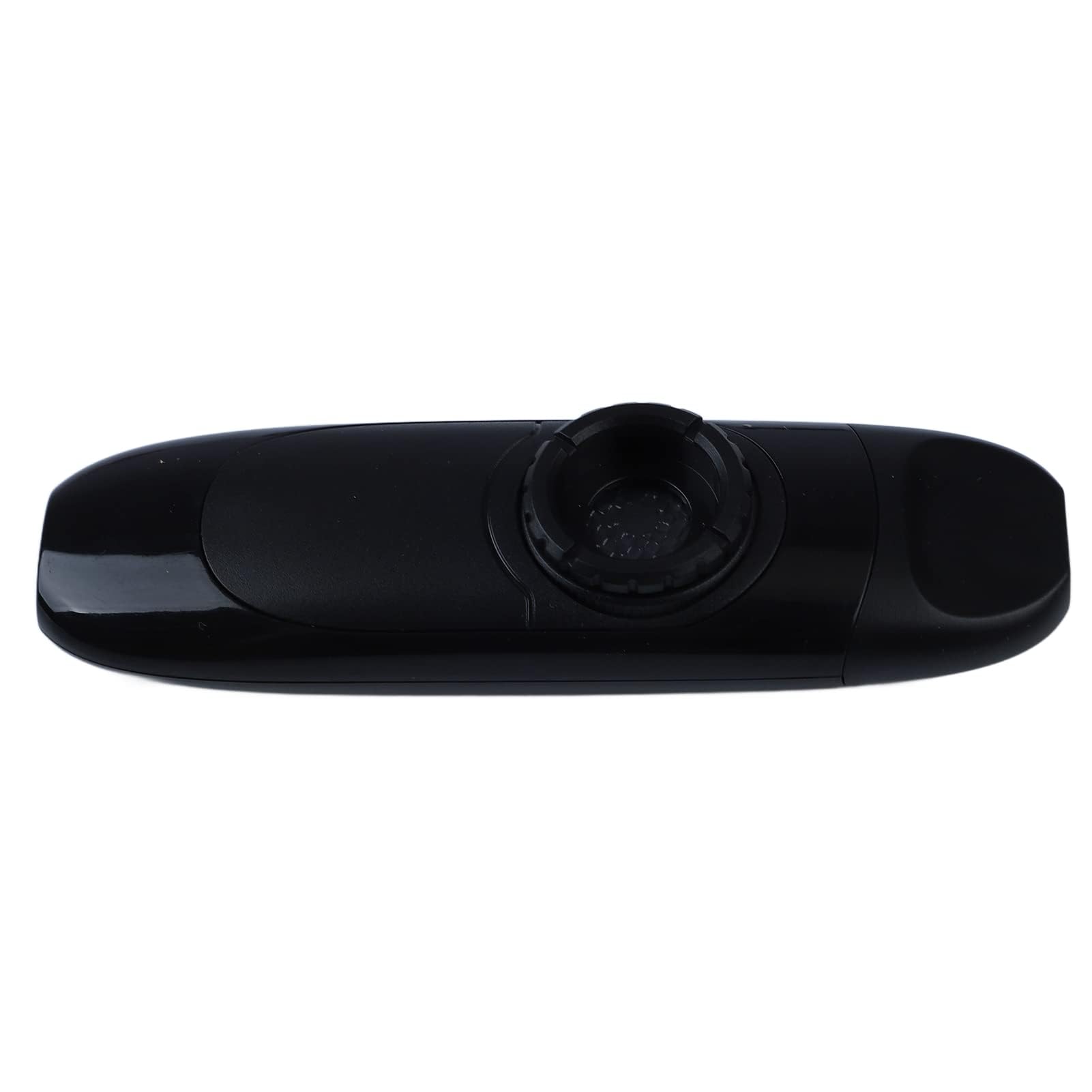 Elektryczny Kazoo 11cm Przenośny Zestaw Kazoo Profesjonalny żywiczny Stop Aluminium Wymiana Kazoo z Przetwornikiem Membranowym Rejestratora (Czarny)