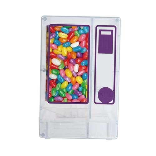 CAZSTYK Máquina expendedora de dulces para niños, dispensador de caramelos, juguete con caja de almacenamiento segura para accesorios de decoración del hogar, dispensador de caramelos