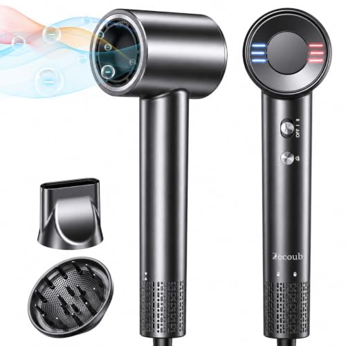 Dual Voltage Travel Hair Dryer, 170,000 RPM High-Speed Blow Dryer for Fast Drying,500M Ionic Hairdryer with Diffuser for Women & Men,Thermo-Control & Lightweight,Quiet,European International 100-240V - image 9