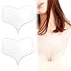 WHYCNJL 2 Stück Wiederverwendbare Silikonpads Gegen Brustfalten, Silikon Brustpolster Wiederverwendbare,Dekollete Anti Falten Pads,Glätten Sie Ihre Haut,für Frauen und Mädchen