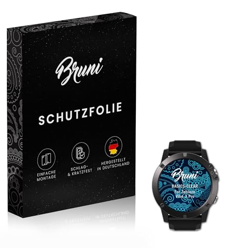 Bruni Screen Protector compatible with Zeblaze Vibe 3 Pro Protector Film, crystal clear Protective Film (2X)