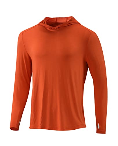 Bamboo Rayon Lightweight Hoodie Long Sleeve UV Stretchy Shirt2