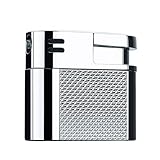 Laicengo Vintage Trench Lighter, Cool Copper Lighter, Butane Refillable Lighters, Soft Flame Lighters for Men Husband (Fuel Not Included)