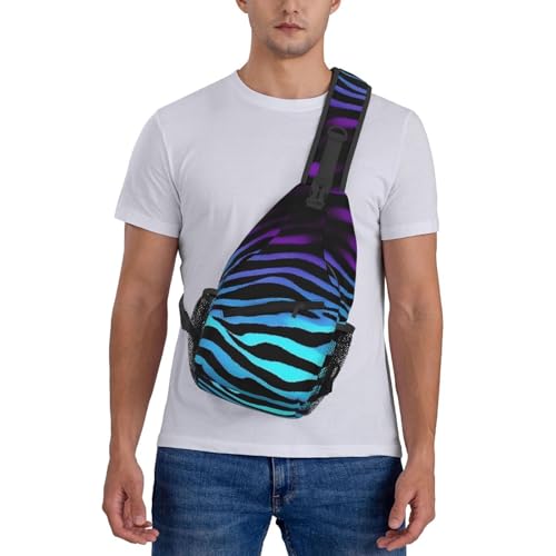 Mochila cruzada con estampado camuflaje cebra para viaje miniatura 7